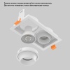 Встраиваемый светильник Crystal Lux CLT 069C2 WH