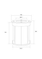 Встраиваемый светильник Outdoor O043DL-01S