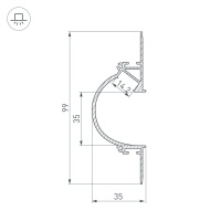 Профиль Arlight 034982