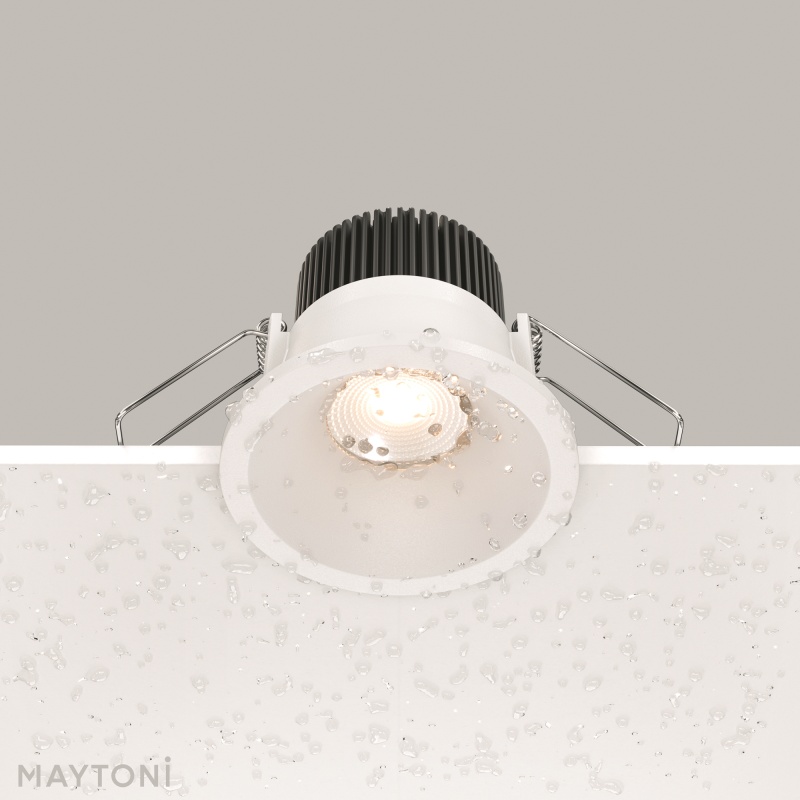 Влагозащищенный светильник Maytoni Technical DL034-01-06W3K-D-W