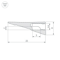 Профиль Arlight 038205