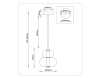 Подвесной светильник Ambrella Light LH11052