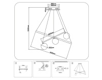 Подвесная люстра Ambrella Light FL66321