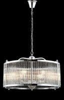 Подвесная люстра Crystal Lux TADEO SP6 D600 CHROME/TRANSPARENTE
