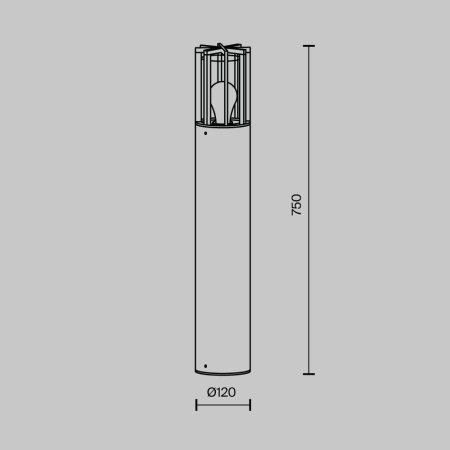 Ландшафтный светильник Outdoor O453FL-01GF