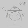 Встраиваемый светильник Technical DL033-2-01W-1(N)