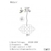 Подвесная люстра iLamp 8825P/1 RGL