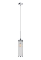Подвесной светильник Crystal Lux TADEO SP1 D100 CHROME/TRANSPARENTE