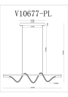 Подвесной светильник Moderli V10677-PL
