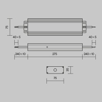 Источник напряжения Technical PSL008-300W-48V-IP67