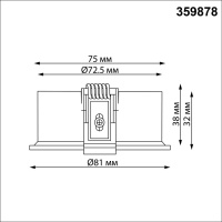 359878 NT Светильник 12Вт 3000/4000/6000К 100-265В IP20 WIR