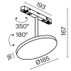 Трековый светильник Technical TR131-4-15W-DS-B