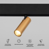 Светильник на шине Elektrostandard 85070/01 Slim Magnetic (латунь)