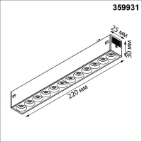 359931 NT Смарт-светильник 10Вт 3000-6000К 90-240В IP20 PORT