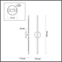 Бра Odeon Light 4324/12WL