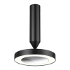 359279 OVER NT23 326 черный Светильник накладной светодиодный IP20 LED 18W 85-265V 1350Лм 3000К MIRROR
