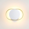 4246/7WW HIGHTECH ODL21 000 бел/золотист/металл Настенный светильник IP20 LED 7W 560Лм 3000K MONDY