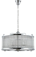 Подвесная люстра Crystal Lux TADEO SP6 D600 CHROME/TRANSPARENTE