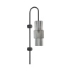 5016/1W MODERN ODL23 405 черный/дымчатый металл/стекло Бра E14 1*40W PIMPA