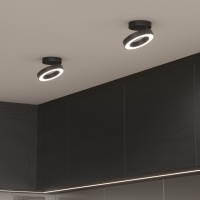 Накладной светильник Elektrostandard Spila черный 12W 4200К (25105/LED)