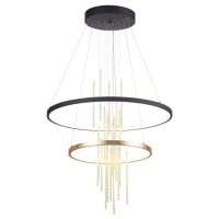 3901/63L L-VISION ODL20 521 золотистый/стекло/металл Подвесной светильник LED 4000K 63W 220V MONICA